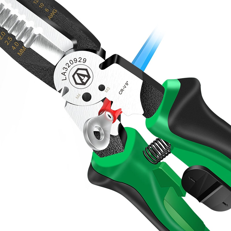 LAOA 9inch Multifunctional Long Nose Pliers Electrician Wire stripping 6IN1 - KiwisLove