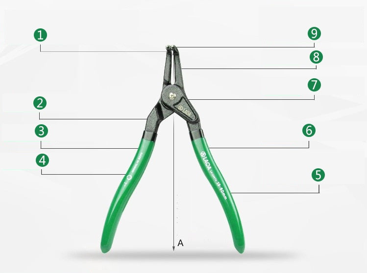 LAOA 5/7 inch Circlip Plier Shaft Clamp Ring pliers Retainer pliers - KiwisLove