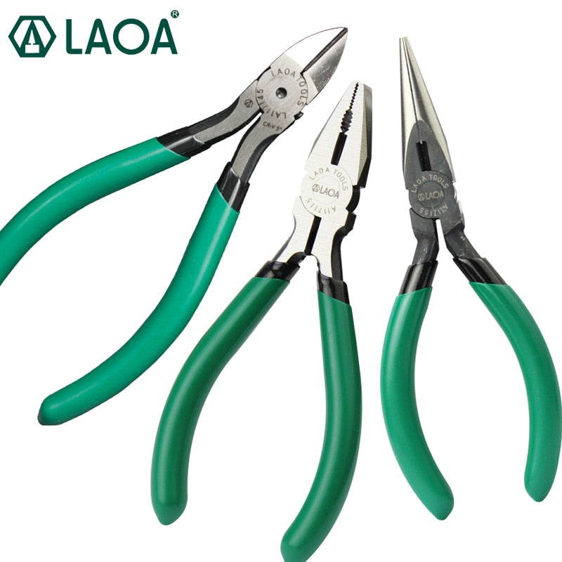 LAOA 5inch  Mini Pliers Wire Cutter Long Nose Pliers Jewelry Crimping - KiwisLove