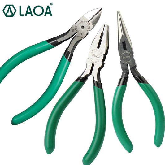 LAOA 5inch  Mini Pliers Wire Cutter Long Nose Pliers Jewelry Crimping - KiwisLove