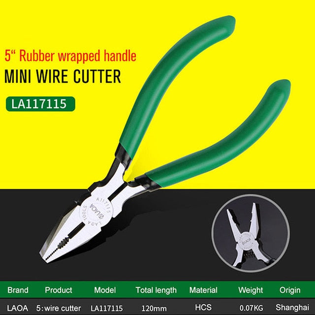 LAOA 5inch  Mini Pliers Wire Cutter Long Nose Pliers Jewelry Crimping - KiwisLove