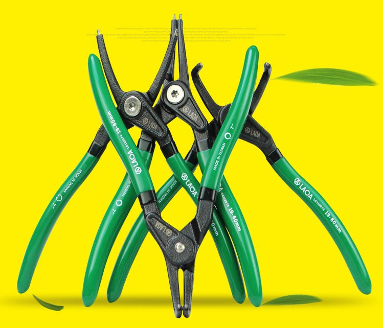 LAOA 7 Inch Circlip Plier Shaft Clamp Ring Pliers Retainer Pliers - KiwisLove