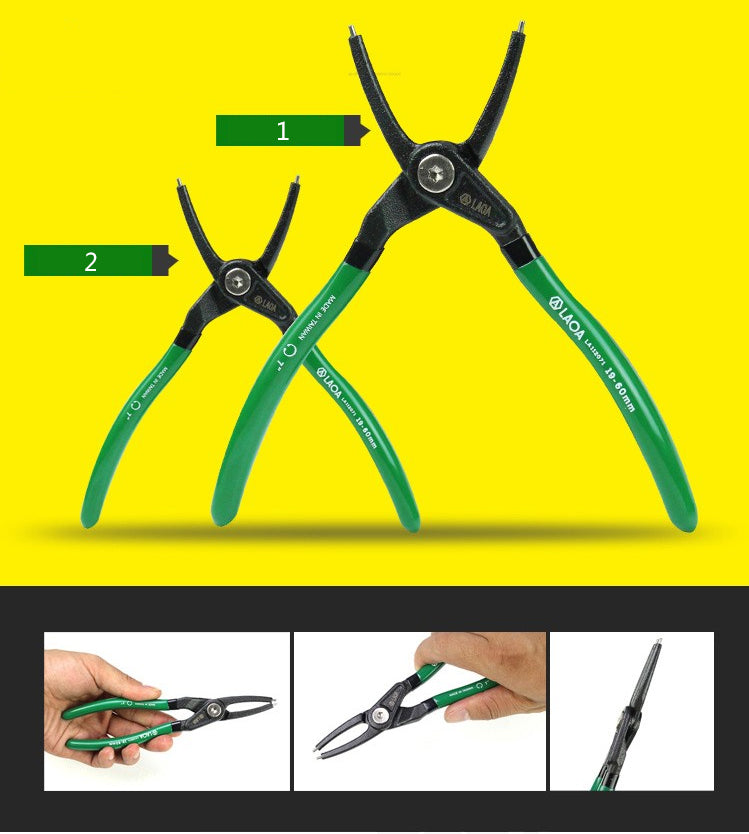 LAOA 7 Inch Circlip Plier Shaft Clamp Ring Pliers Retainer Pliers - KiwisLove