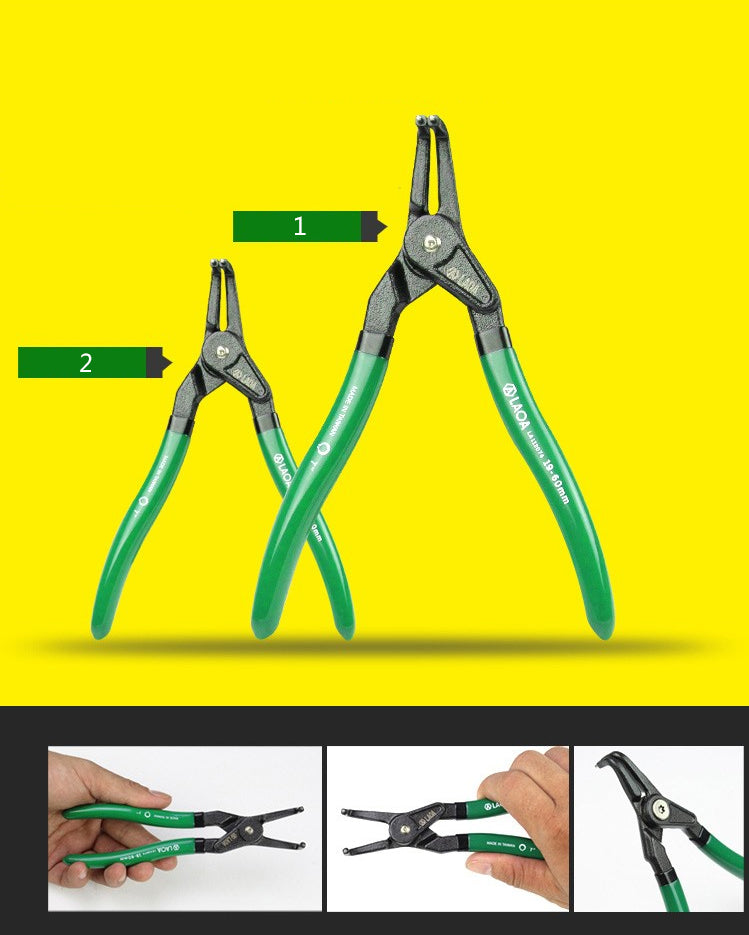 LAOA 7 Inch Circlip Plier Shaft Clamp Ring Pliers Retainer Pliers - KiwisLove