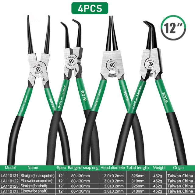 LAOA Circlip Clamp Circlip Pliers Snap Ring Circlip Pliers Spring Clamp - KiwisLove