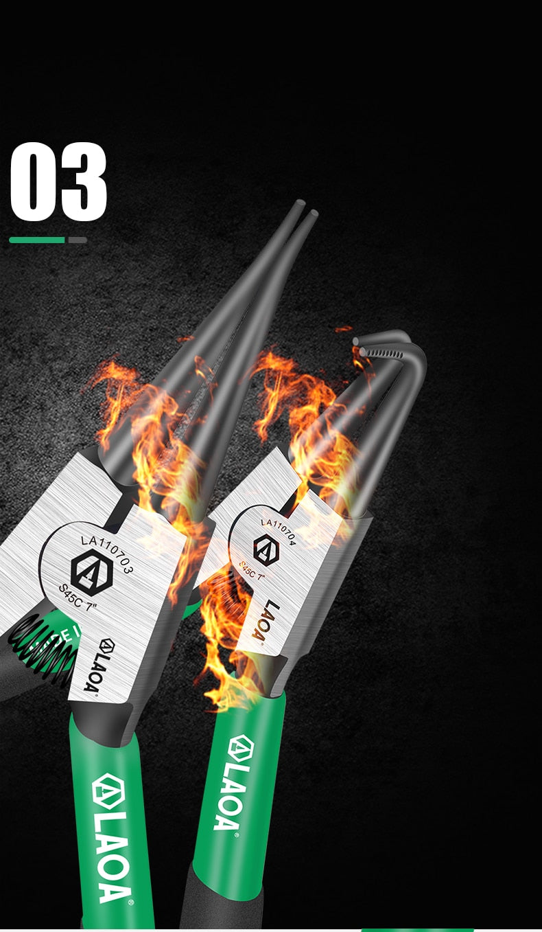 LAOA Circlip Clamp Circlip Pliers Snap Ring Circlip Pliers Spring Clamp - KiwisLove