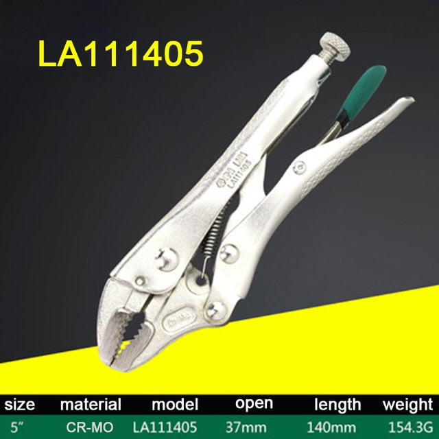 LAOA Locking Pliers Cr-Mo Material Round Nose Locking Tool Water Pipe Wrench - KiwisLove