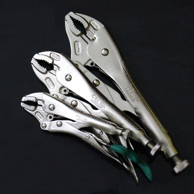 LAOA Locking Pliers Cr-Mo Material Round Nose Locking Tool Water Pipe Wrench - KiwisLove