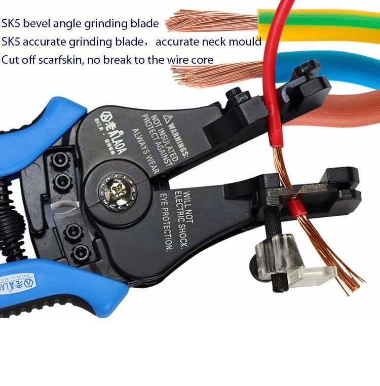 LAOA Automatic Wire Stripper Cable Shear Pliers Professional Electric - KiwisLove