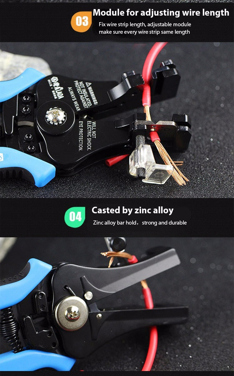LAOA Automatic Wire Stripper Cable Shear Pliers Professional Electric - KiwisLove