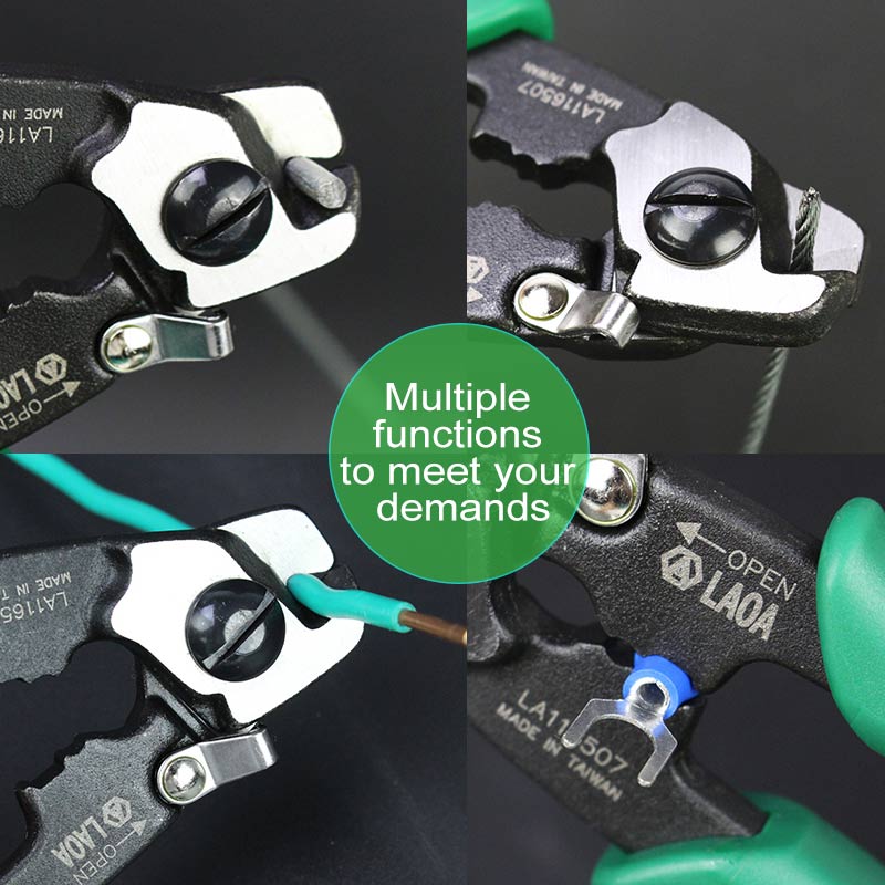 LAOA 7inch Wire Rope Scissors Wire Cutter Multifunction CR-MO - KiwisLove