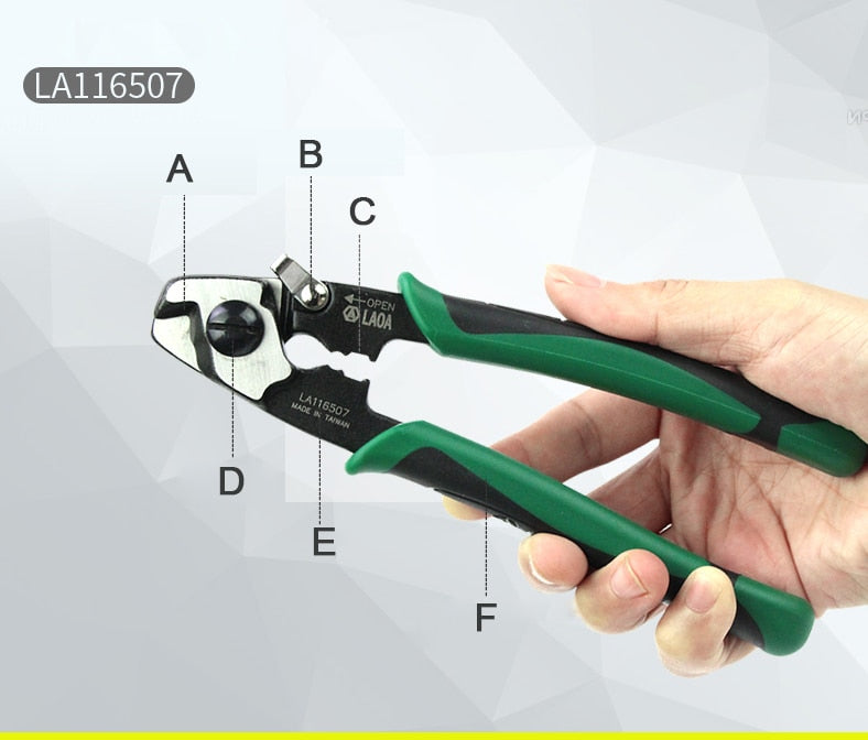 LAOA 7inch Wire Rope Scissors Wire Cutter Multifunction CR-MO - KiwisLove