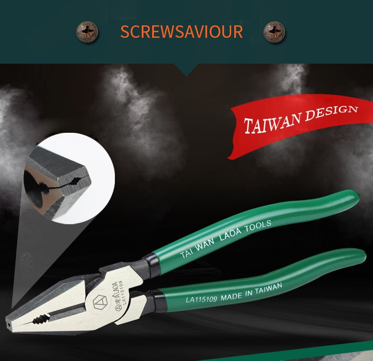 LAOA CR-MO Cutting Pliers 9inch Plus Pliers industrial Bolt Clippers - KiwisLove