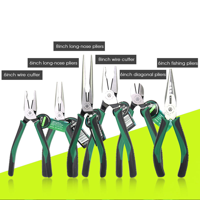 LAOA Pliers CR-MO Combination Pliers Long Nose Fishing Pliers Wire Cutter - KiwisLove