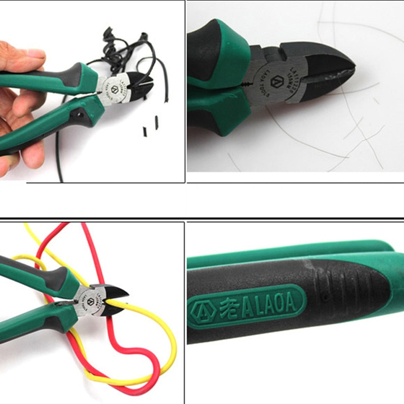 LAOA 6inch Diagonal Cutting Pliers Cable Cutting Multi-function Diagonal - KiwisLove