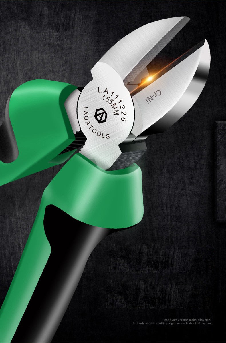 LAOA 6inch Diagonal Cutting Pliers Cable Cutting Multi-function Diagonal - KiwisLove