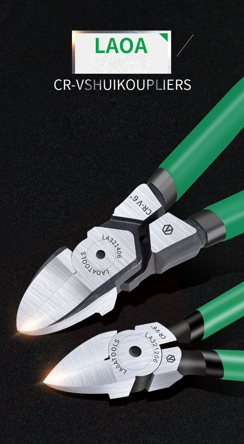 LAOA 6" Diagonal Cutting Pliers Plastic Nippers - KiwisLove