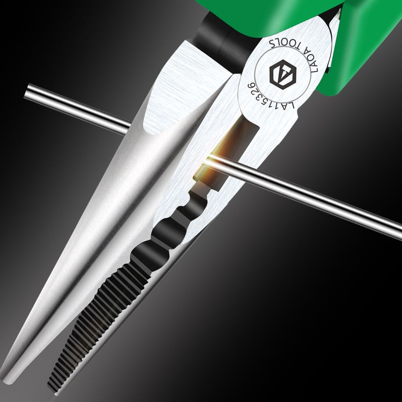 LAOA 6inch Fishing Pliers Multi-function Needle Nose Pliers Long Nose Pliers - KiwisLove