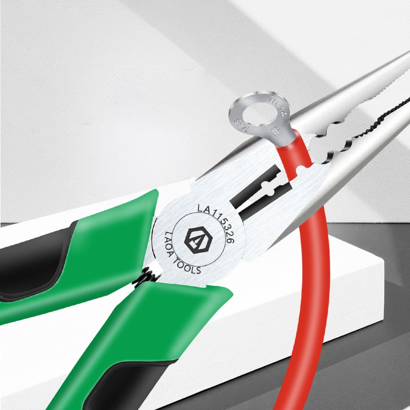 LAOA 6inch Fishing Pliers Multi-function Needle Nose Pliers Long Nose Pliers - KiwisLove