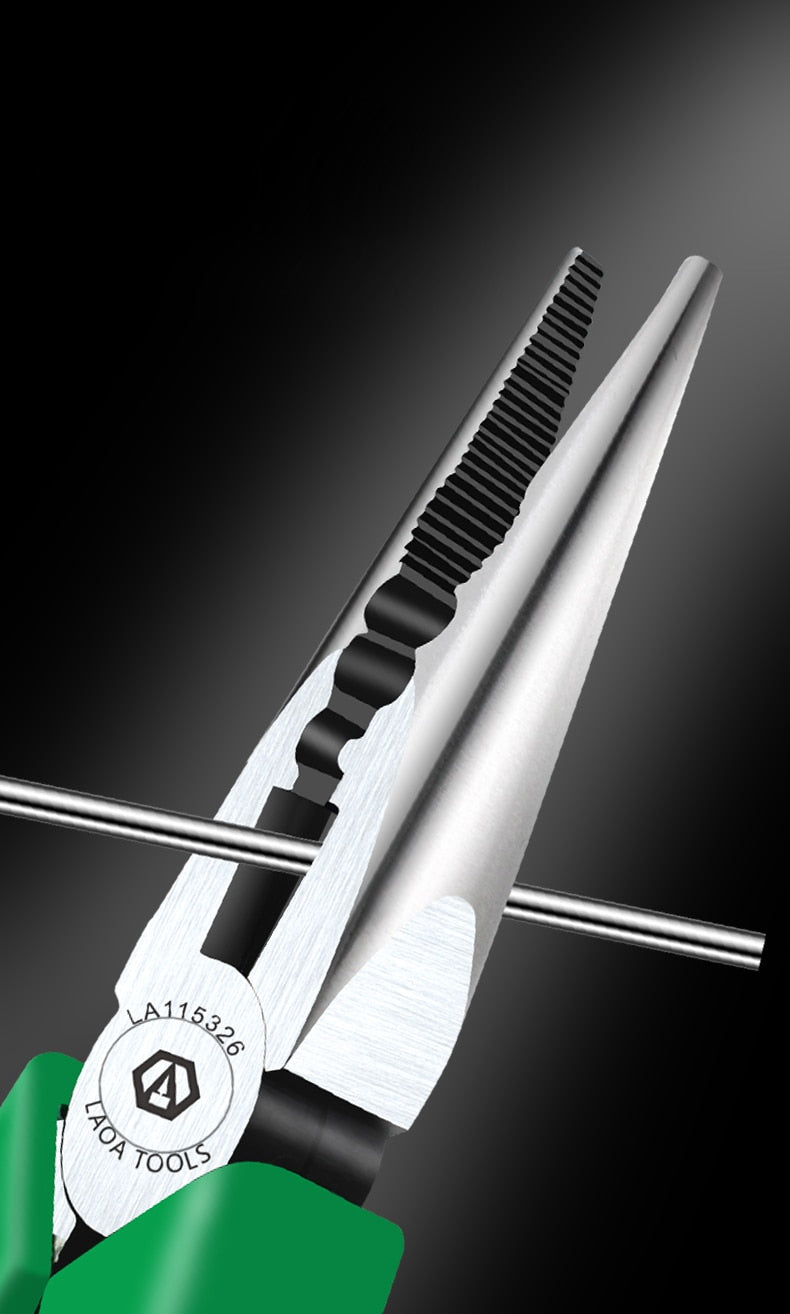 LAOA 6inch Fishing Pliers Multi-function Needle Nose Pliers Long Nose Pliers - KiwisLove