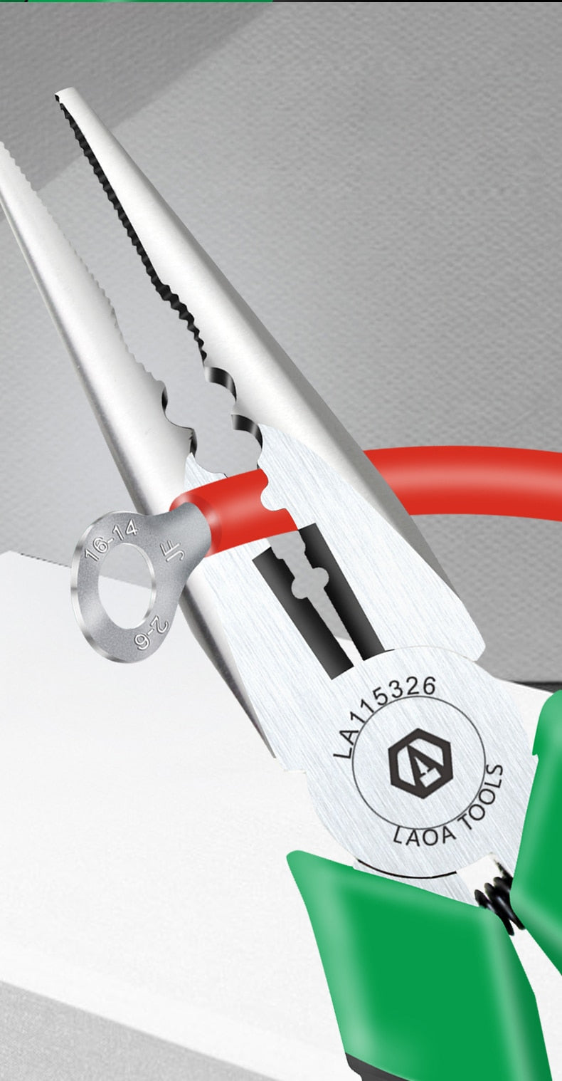 LAOA 6inch Fishing Pliers Multi-function Needle Nose Pliers Long Nose Pliers - KiwisLove