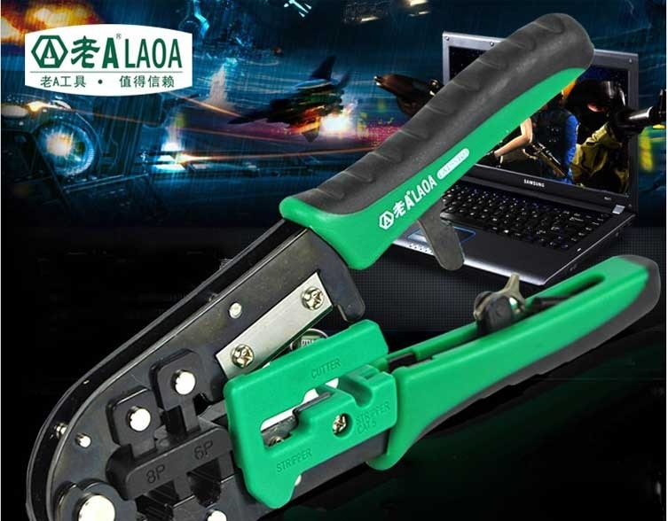 LAOA 8P / 6P Network Pliers Professional cable Multifunction Ratchet - KiwisLove