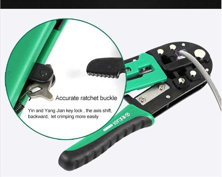 LAOA 8P / 6P Network Pliers Professional cable Multifunction Ratchet - KiwisLove
