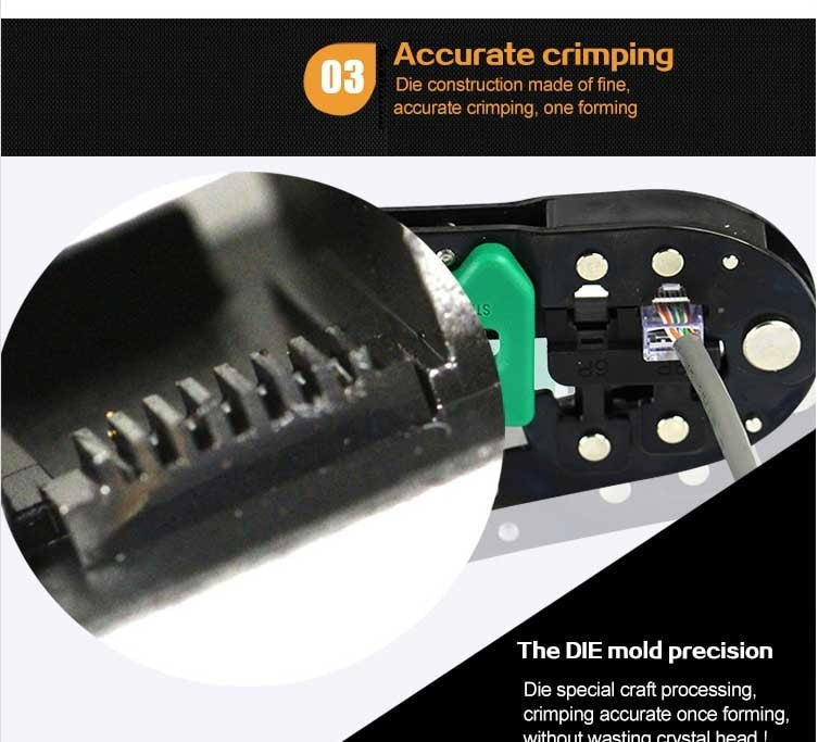 LAOA 8P / 6P Network Pliers Professional cable Multifunction Ratchet - KiwisLove