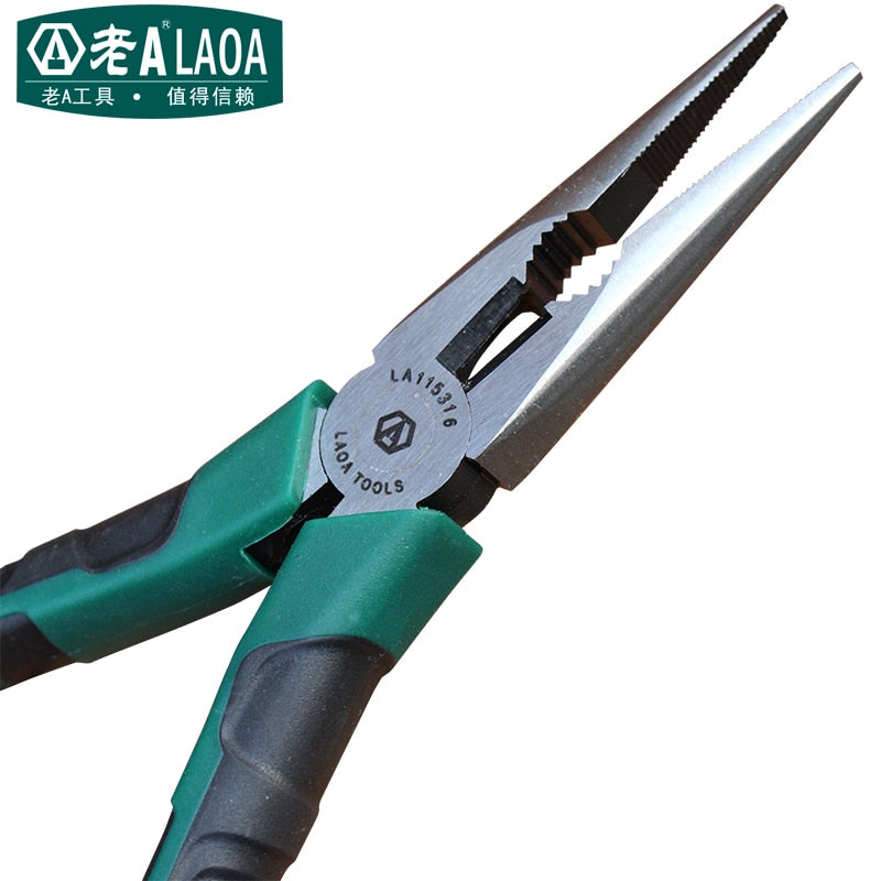 LAOA 6" Needle nose Pliers  Multi-function CR-V Long Nose Pliers - KiwisLove