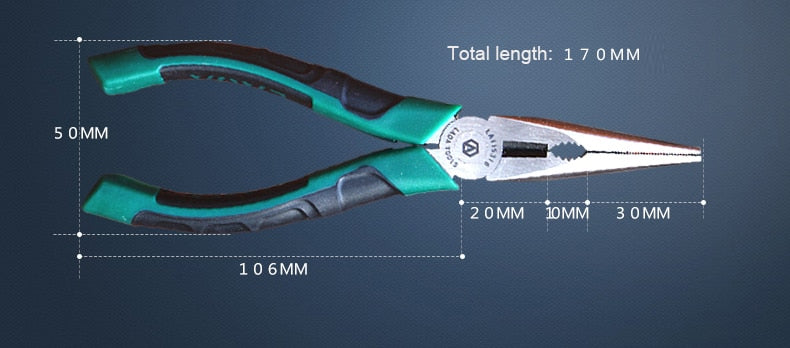 LAOA 6" Needle nose Pliers  Multi-function CR-V Long Nose Pliers - KiwisLove