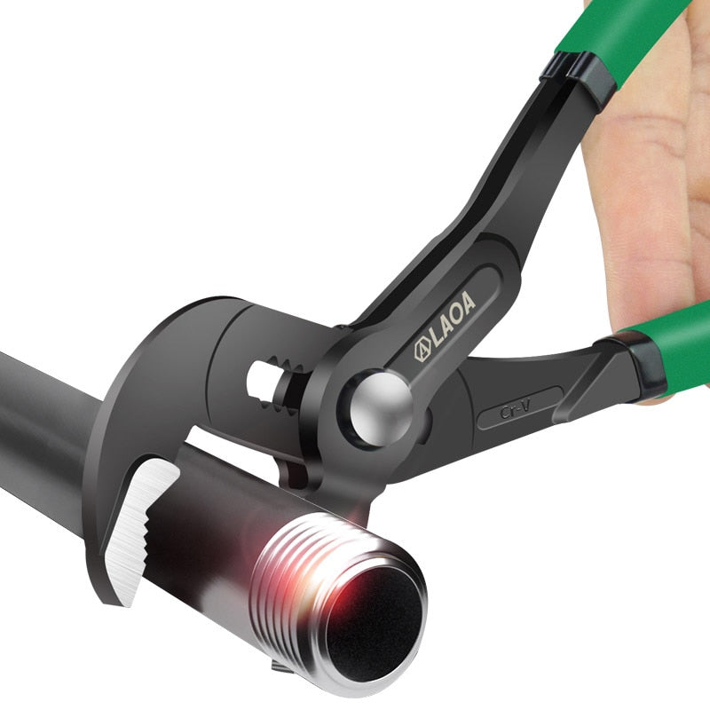 LAOA Adjustable Water Pump Pliers CRV Large Opening Wrench Universal Spanner Tools - KiwisLove