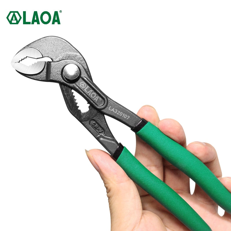 LAOA Adjustable Water Pump Pliers CRV Large Opening Wrench Universal Spanner Tools - KiwisLove