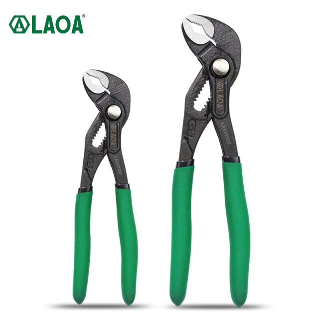 LAOA Adjustable Water Pump Pliers CRV Large Opening Wrench Universal Spanner Tools - KiwisLove