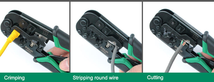 LAOA NetLines Crimping Tool 4P/6P/8P Multifunction Ratchet Network Pliers - KiwisLove