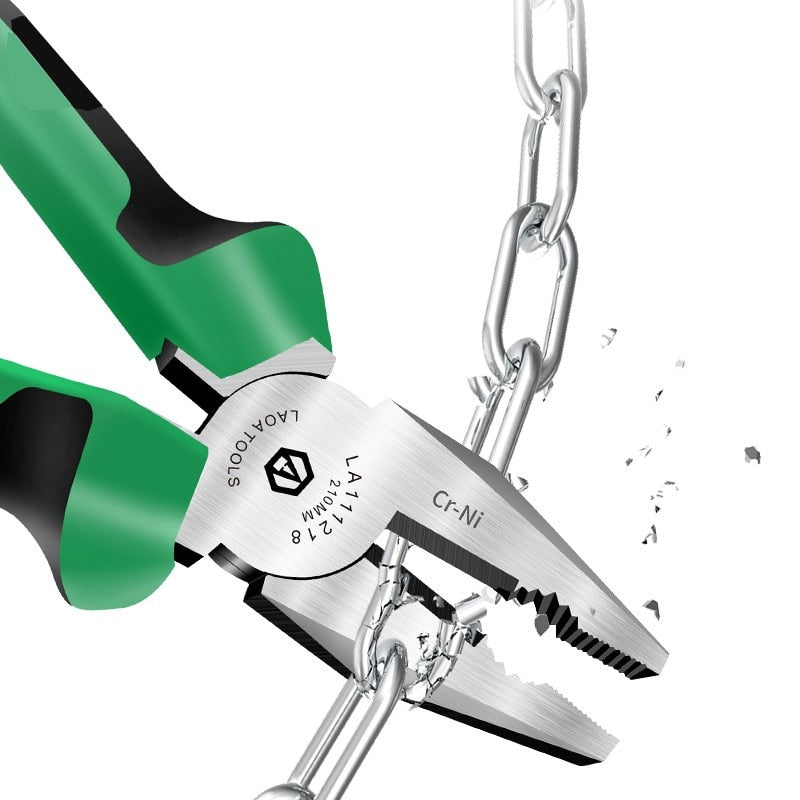 LAOA 8" Wire Cutter VDE Insulated Wire Pliers CR-MO Wire Clippers Multifunction - KiwisLove