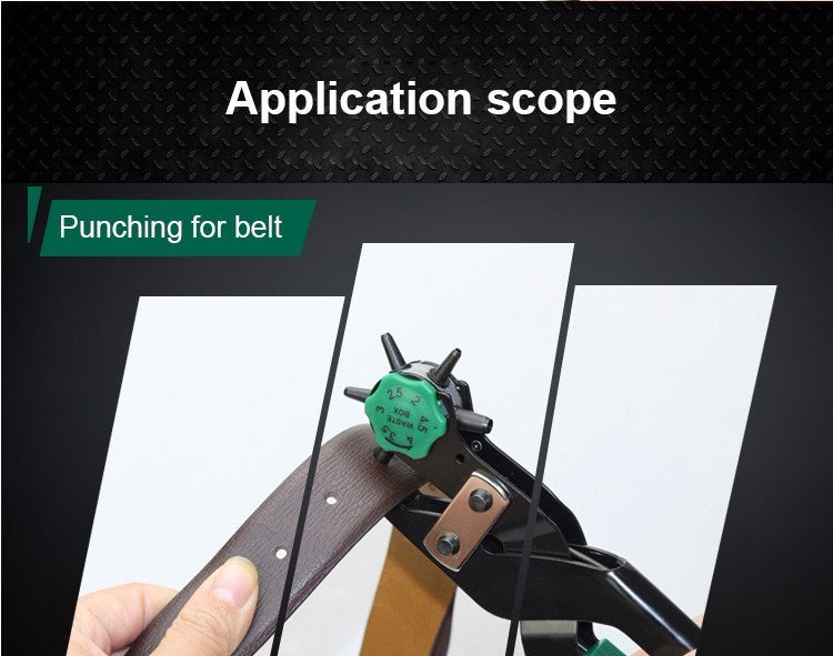 LAOA Multi-fonction Punch Pliers Leather Belt Repair Portable Book Puncher - KiwisLove
