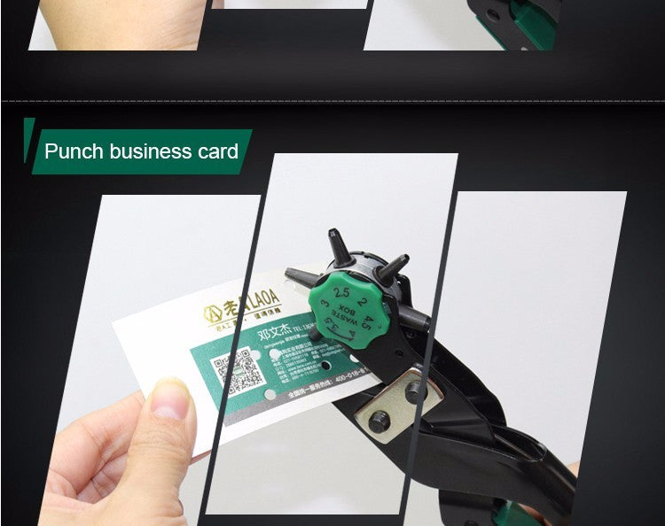 LAOA Multi-fonction Punch Pliers Leather Belt Repair Portable Book Puncher - KiwisLove