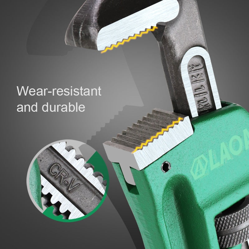 LAOA Heavyduty Pipe Wrench Household Multi-function Pipe Pliers - KiwisLove