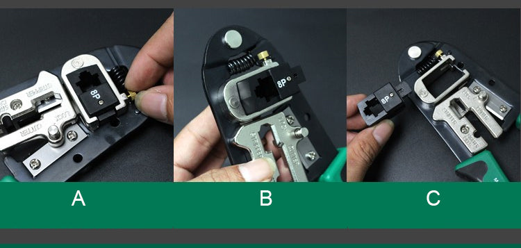 LAOA 8P Network Pliers Cable Crimper Crimping Tools Electrical Wire Cutter - KiwisLove