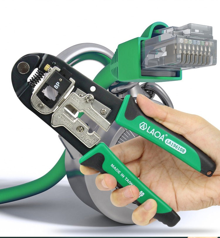 LAOA 8P Network Pliers Cable Crimper Crimping Tools Electrical Wire Cutter - KiwisLove