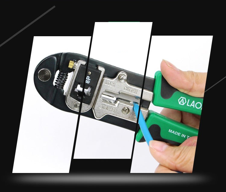 LAOA 8P Network Pliers Cable Crimper Crimping Tools Electrical Wire Cutter - KiwisLove