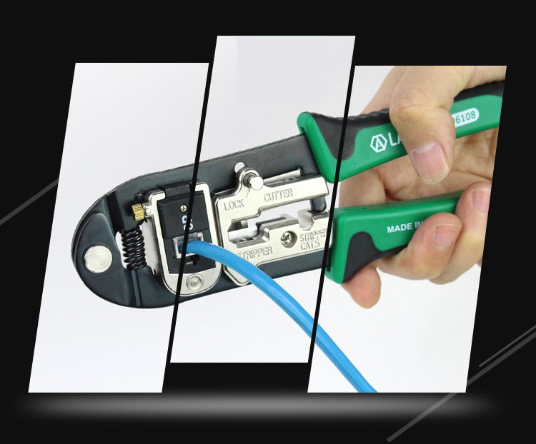 LAOA 8P Network Pliers Cable Crimper Crimping Tools Electrical Wire Cutter - KiwisLove