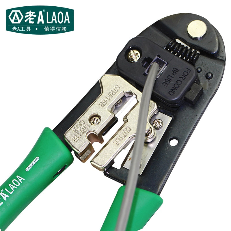 LAOA 8P Network Pliers Carbon steel Multifunction Network wiring clamp - KiwisLove