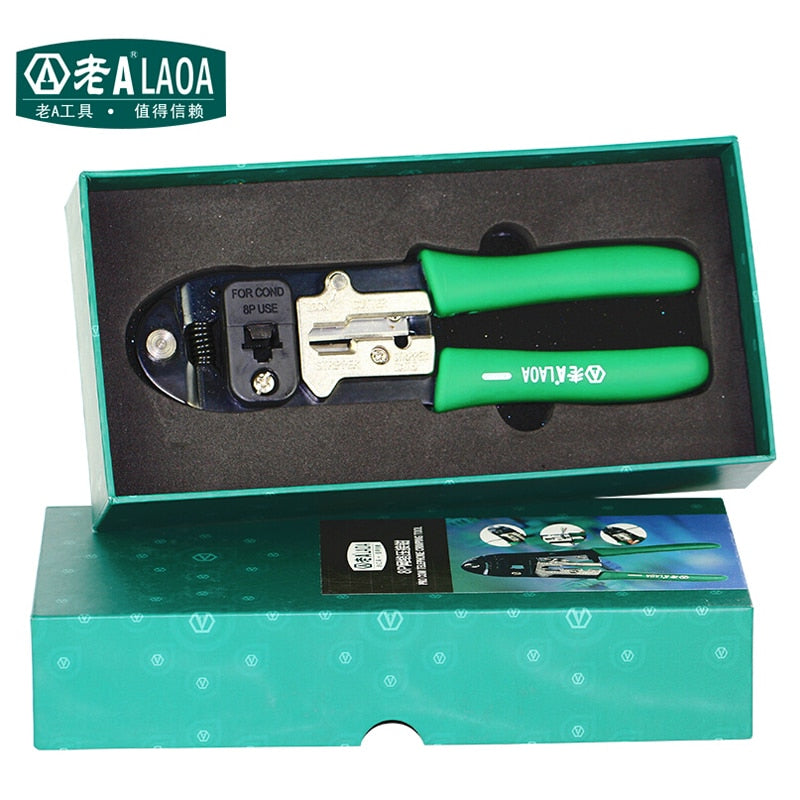 LAOA 8P Network Pliers Carbon steel Multifunction Network wiring clamp - KiwisLove
