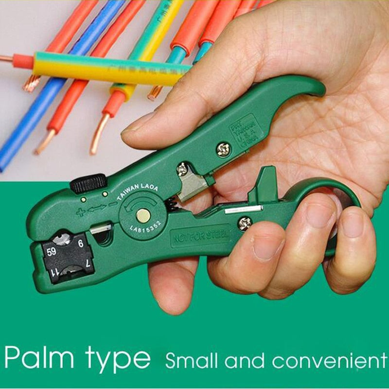 LAOA Multifunction Coaxial RG59,6,7,11 Wire Stripper Blade replaceable Cutter - KiwisLove