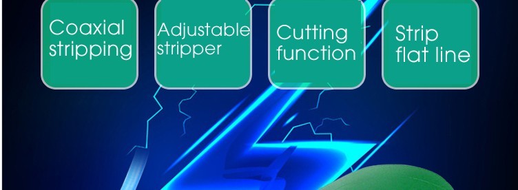 LAOA Multifunction Coaxial RG59,6,7,11 Wire Stripper Blade replaceable Cutter - KiwisLove