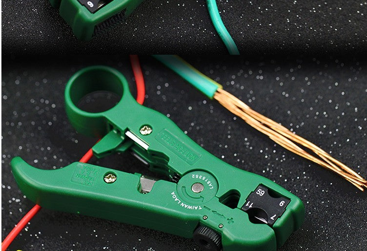 LAOA Multifunction Coaxial RG59,6,7,11 Wire Stripper Blade replaceable Cutter - KiwisLove