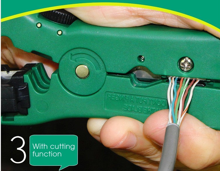 LAOA Multifunction Coaxial RG59,6,7,11 Wire Stripper Blade replaceable Cutter - KiwisLove