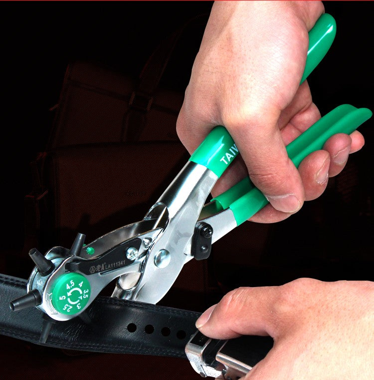 LAOA Portable Punch Pliers Multifunction Leather Belt Punch ,Book Puncher - KiwisLove
