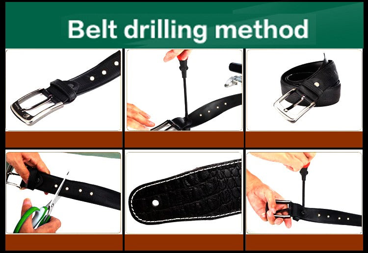 LAOA Portable Punch Pliers Multifunction Leather Belt Punch ,Book Puncher - KiwisLove